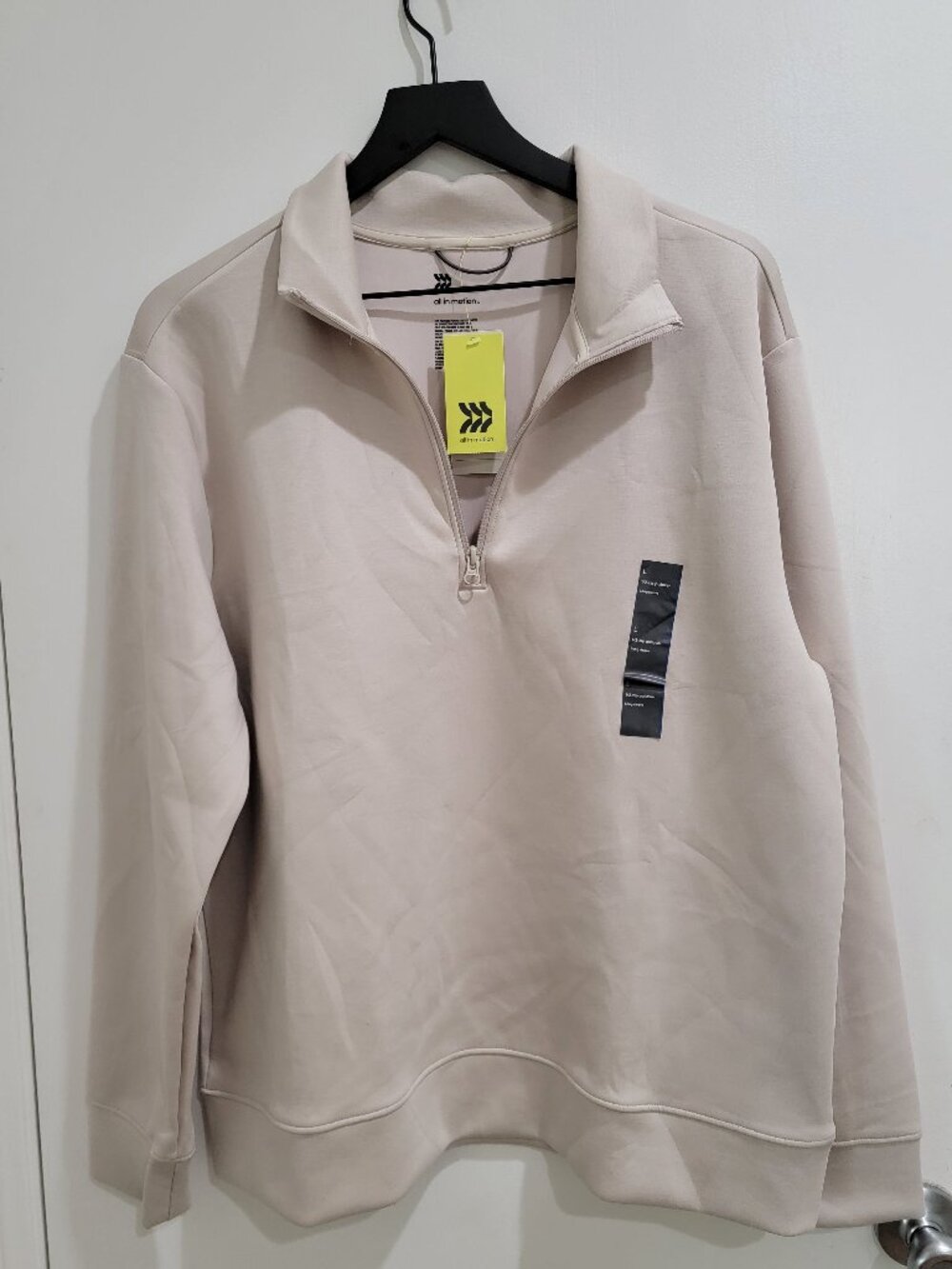 All in motion Men's Spacer Half Zip Sweatshirt